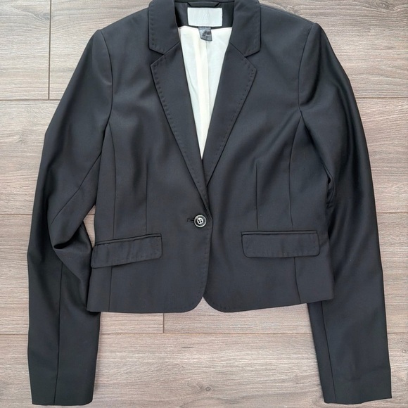 H&M Jackets & Blazers - H&M Y2K style Black Women's WOOL Blazer-BRAND NEW